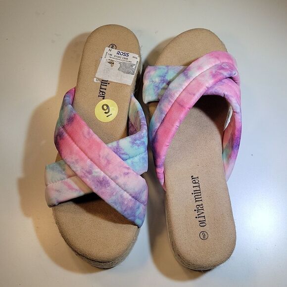 BRAND NEW OLIVIA MILLER RIVER WOMEN"S  PLASFORM  ESPADRILLE SANDAL - Picture 6 of 16